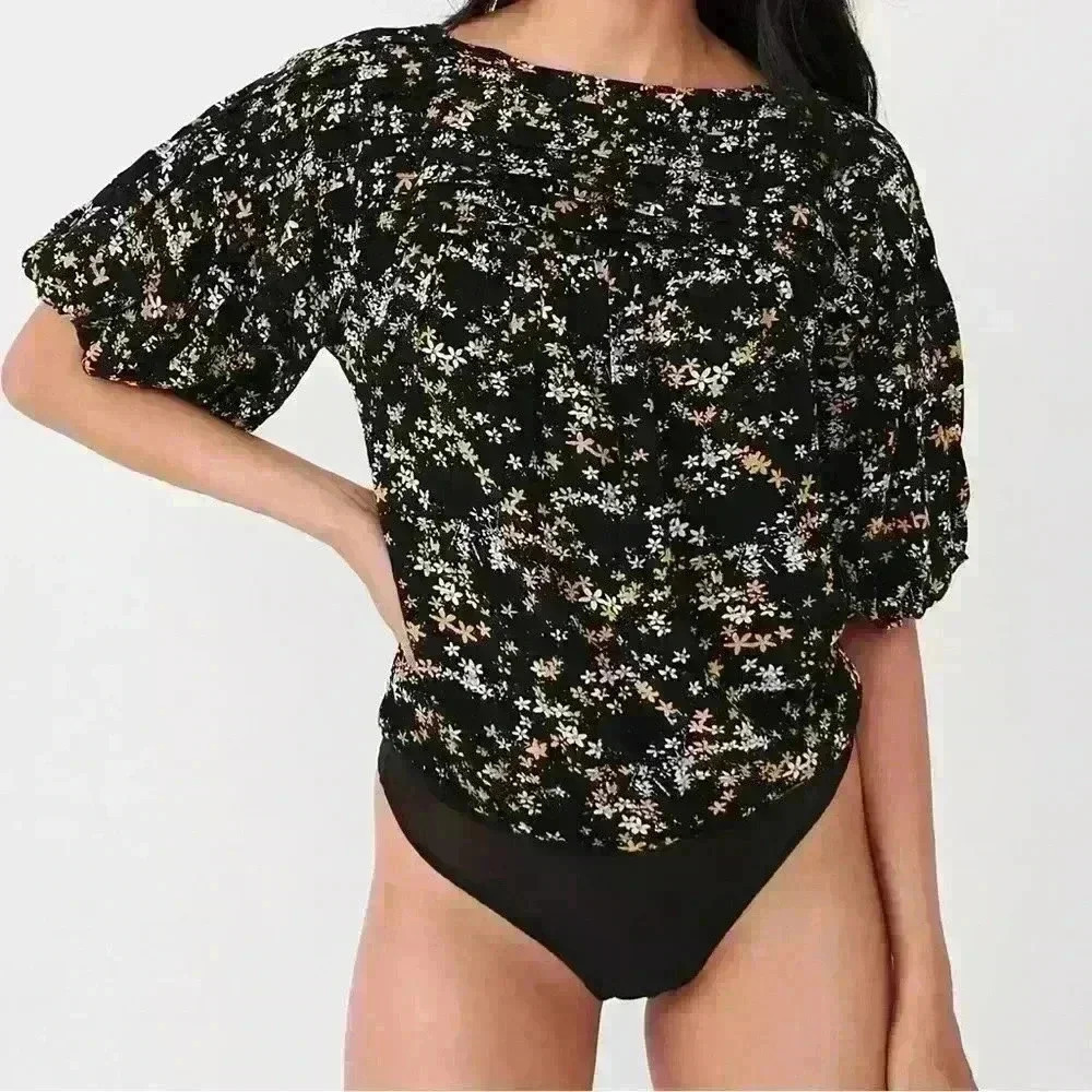 NWT Free People Women’s Dessa Bodysuit size XS